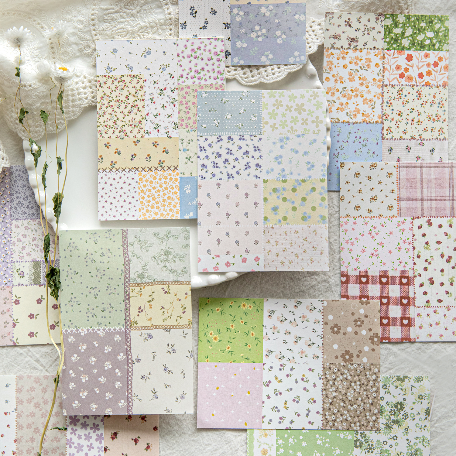 Photography Journal - 50pcs creative splice pattern Decor Scrapbook