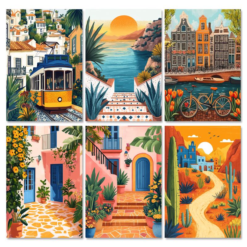 Photography Course - RUOPOTY Frame Illustration Picture Diy Painting