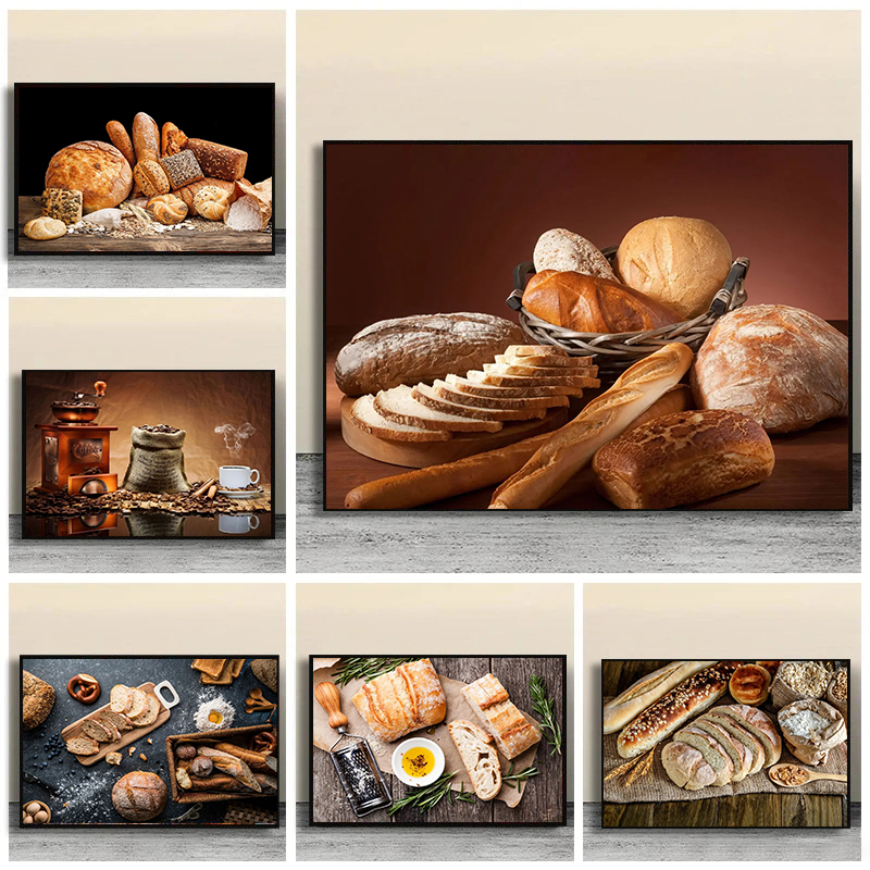 Photography Food - Bread Poster Food Baguette Whole Wheat