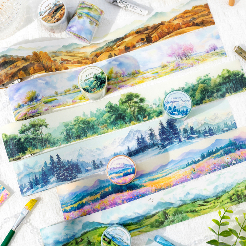 Photography Journal - 50mm*2m PET Tapes Beautiful scenery DIY