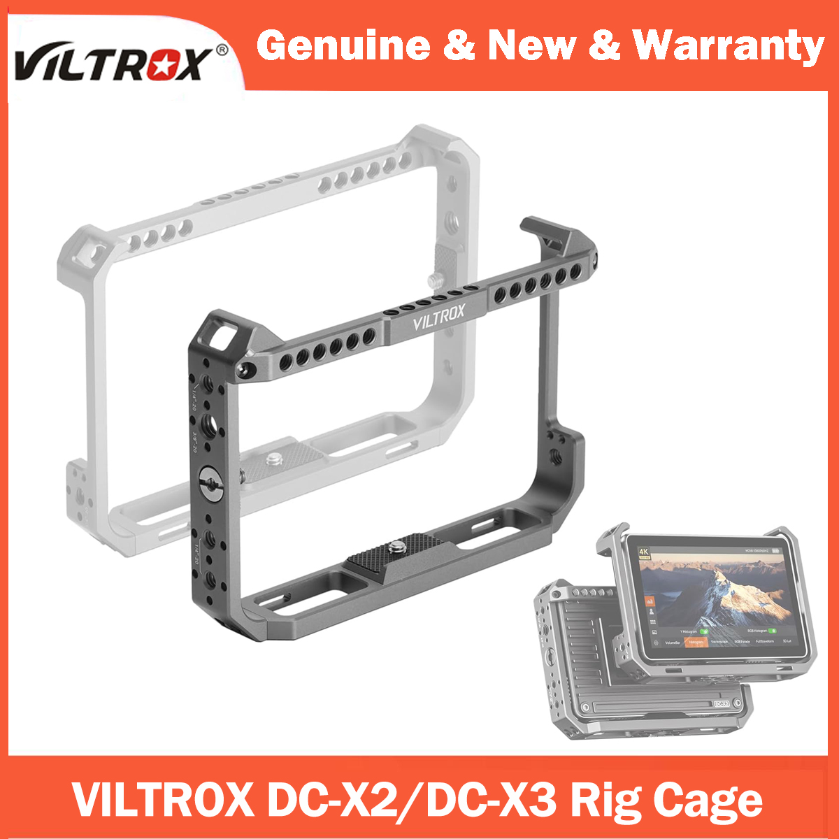 Camera Cage Rig - VILTROX Camera Monitor Rig Cage for