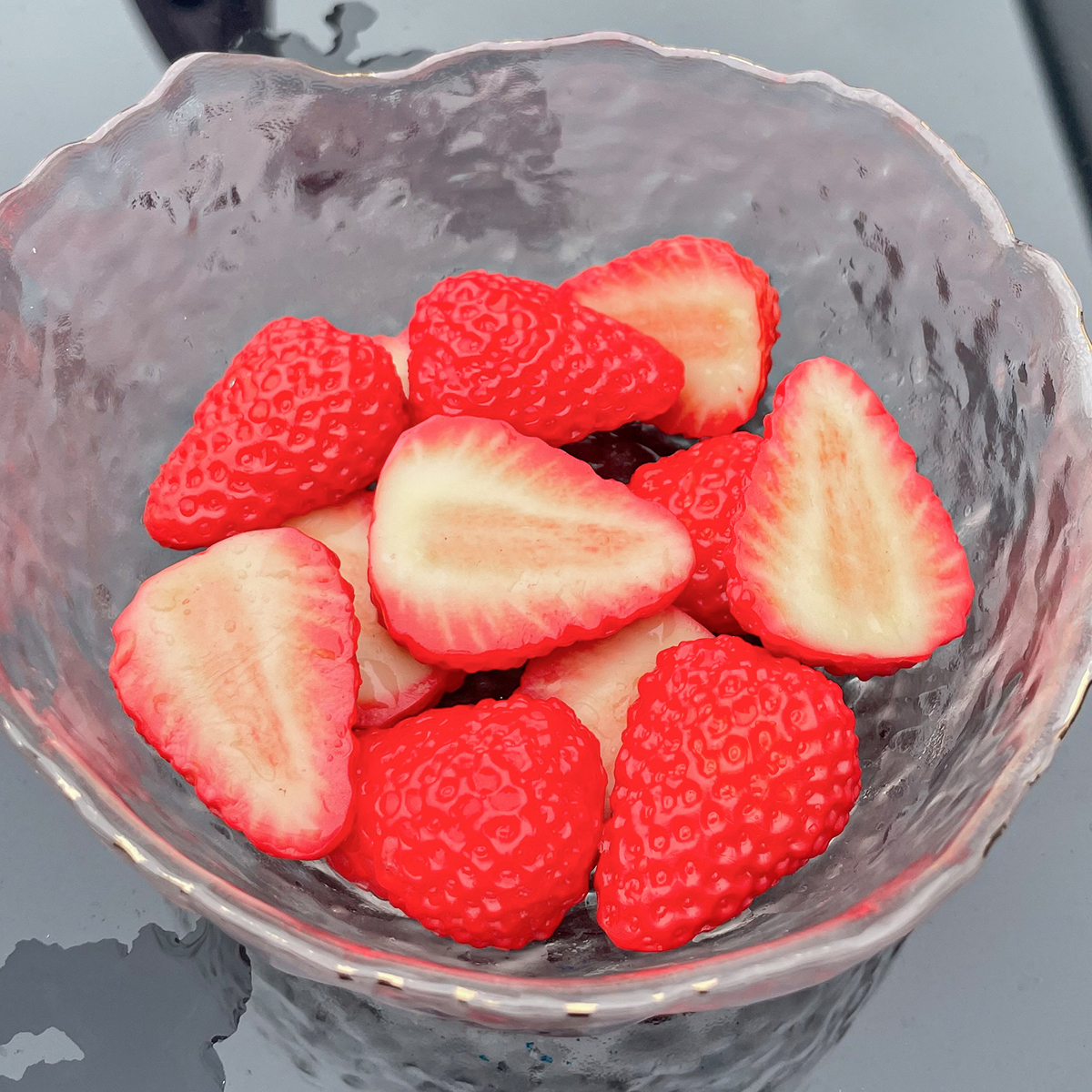 Simulated Fruit Slices (Strawb - Photography Food avaliação e preço