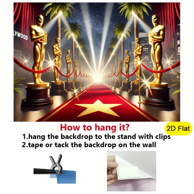 One 2D flat banner, a polyeste - Photography Oscar avaliação e preço