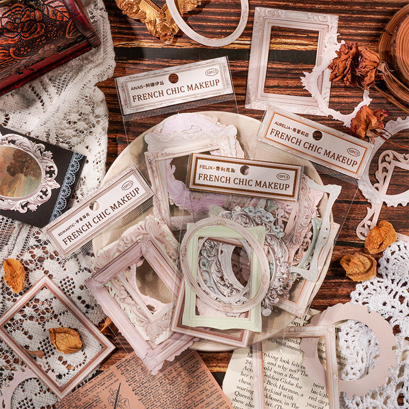 Journamm 10pcs/pack Cutout Fra - Photography Journal avaliação e preço