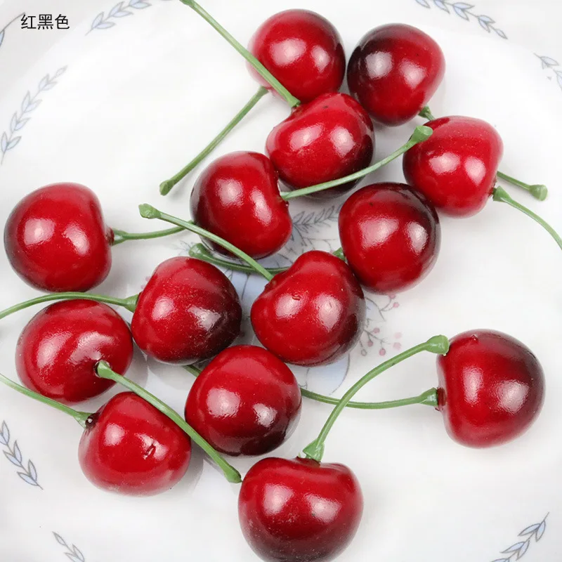 30Pcs Fake Cherry Simulation C - Photography Food avaliação e preço