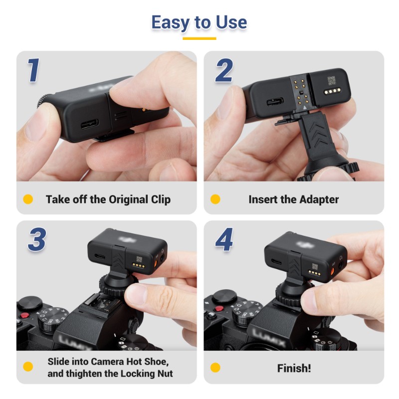 B27B Cold Shoe Adapter For DJI - Hot Shoe Adapter avaliação e preço