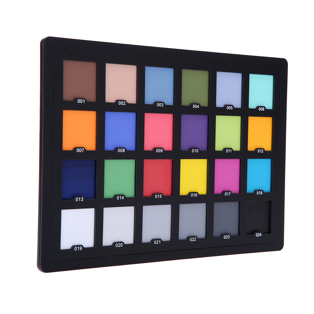 Professional 24 Color Card Tes - Photography Quiz avaliação e preço