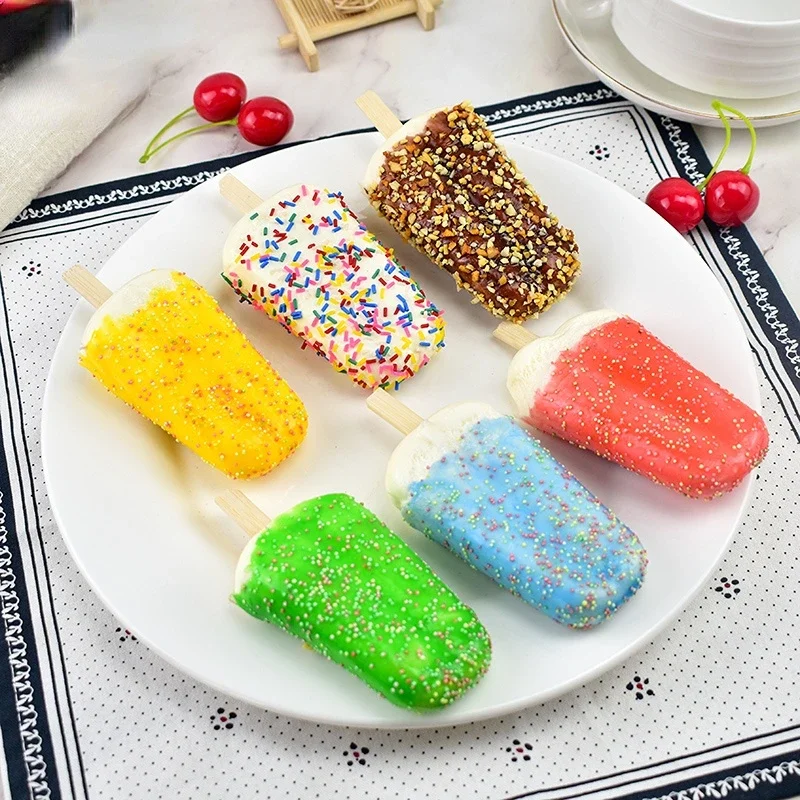 Simulation Popsicle Fake ice c - Photography Food avaliação e preço