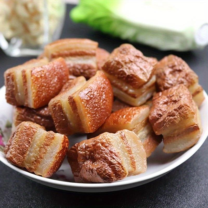 1Pcs PVC Simulation Pork Belly - Photography Food avaliação e preço