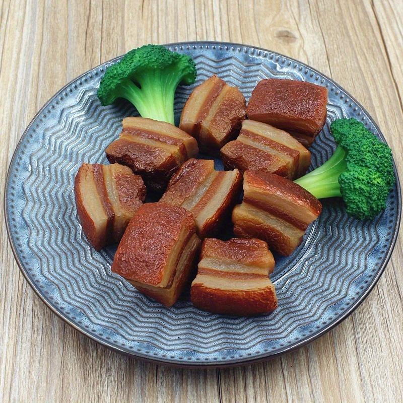 1Pcs PVC Simulation Pork Belly - Photography Food avaliação e preço