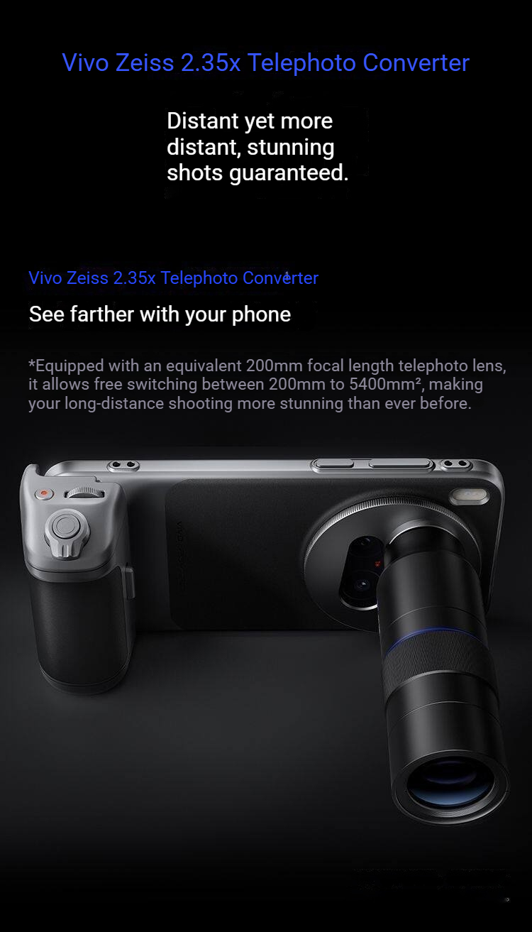 Zeiss 2.35X Telephoto Zoom Len - Photography Kit Vivo X300 Pro avaliação e preço