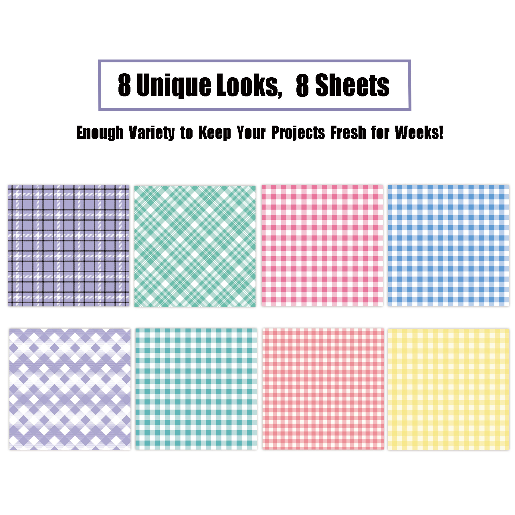 8 Sheets Retro Grid Collage Ma - Photography Journal avaliação e preço
