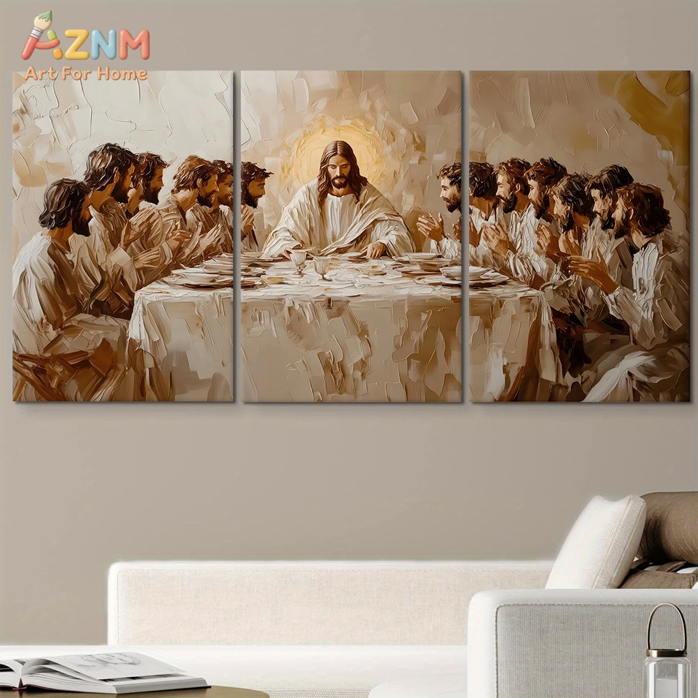 3PCS The Last Supper Abstract  - Photography Course avaliação e preço