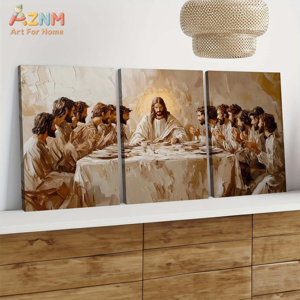 3PCS The Last Supper Abstract  - Photography Course avaliação e preço
