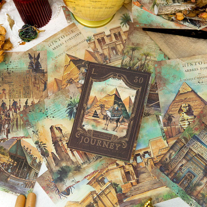 30pcs Travel Scenery Deco Scra - Photography Journal avaliação e preço
