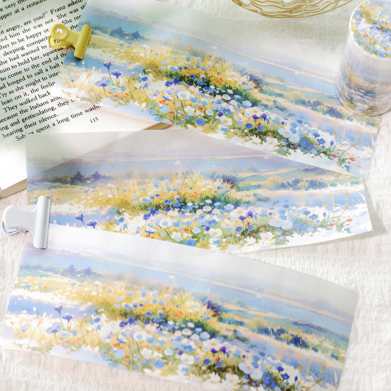74mm*2m PET Tapes Spring Flowe - Photography Journal avaliação e preço