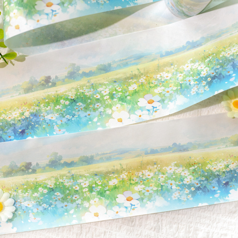 74mm*2m PET Tapes Spring Flowe - Photography Journal avaliação e preço