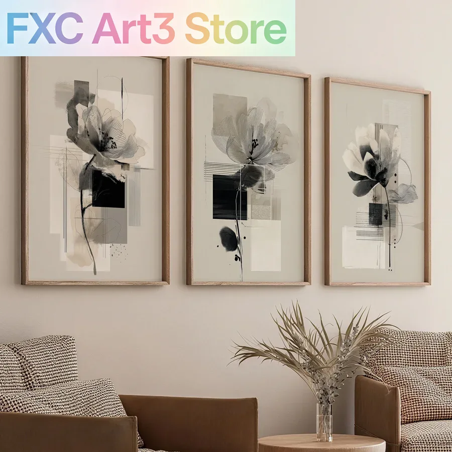3pcs/Set frameless  , Abstract - Photography Course avaliação e preço