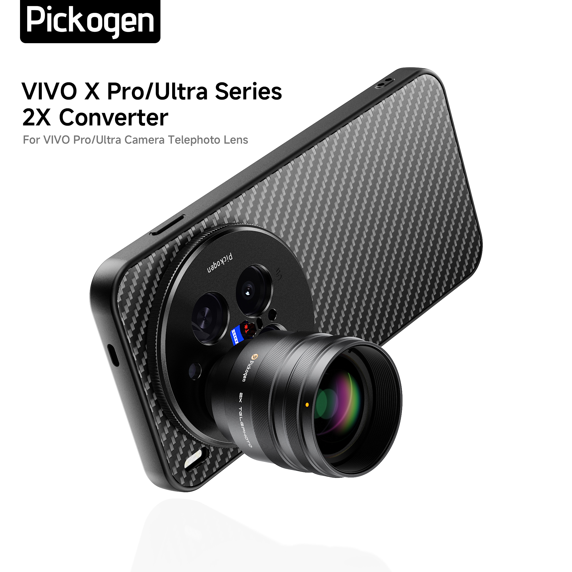 PICKOGEN 2X Converter for mobi - Photography Kit Vivo X300 Pro avaliação e preço