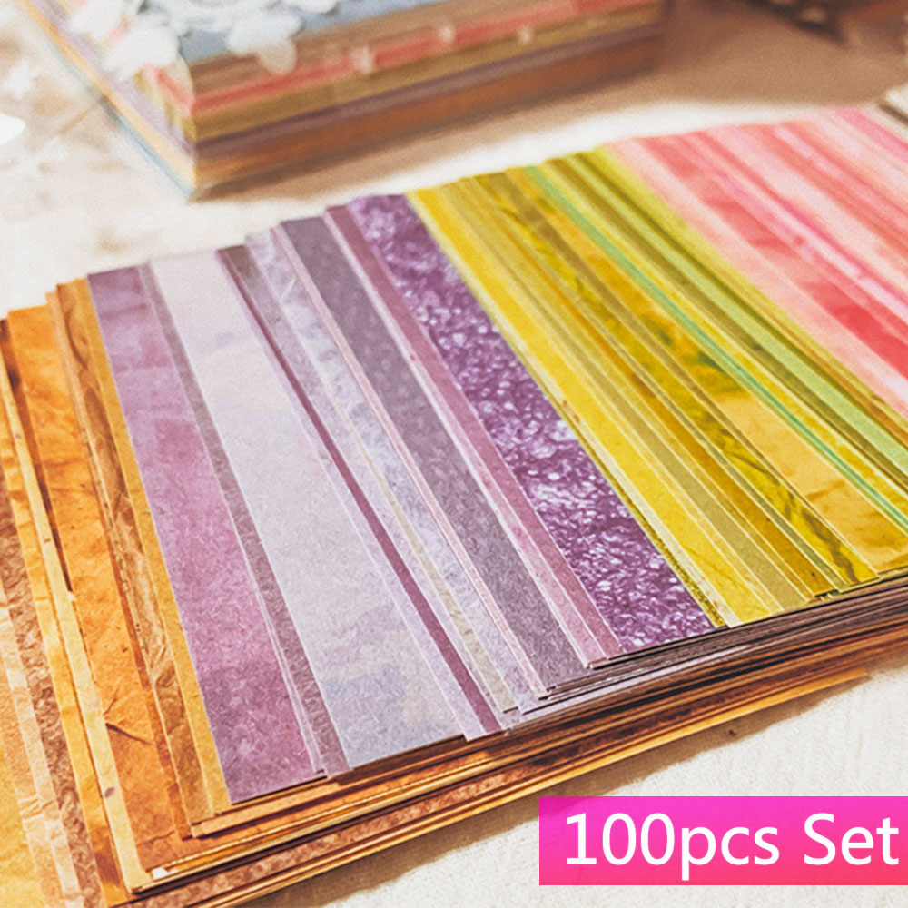 100 Pcs Colorful Texture Backg - Photography Journal avaliação e preço