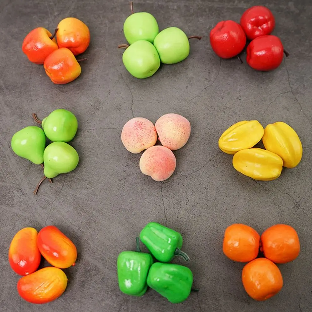 10pcs Artificial Fake Fruit Mi - Photography Food avaliação e preço