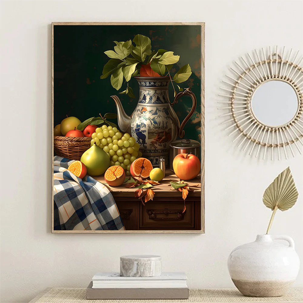 Vintage Kitchen Fruits Still L - Photography Food avaliação e preço