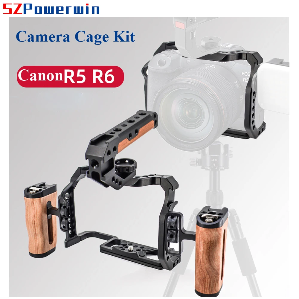 Powerwin For Canon EOS R5 R6 C - Camera Cage Rig avaliação e preço