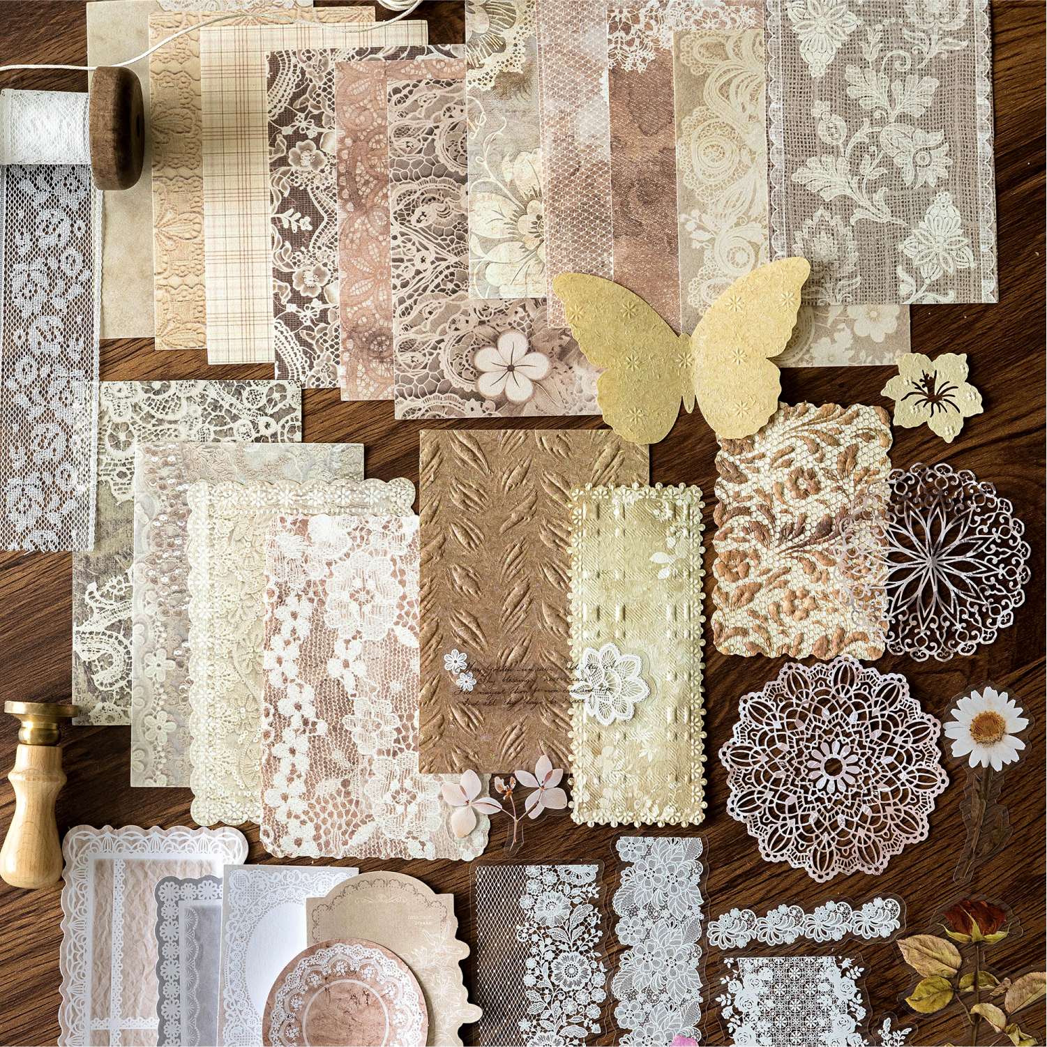 JIANQI 37pcs Vintage Decor Scr - Photography Journal avaliação e preço