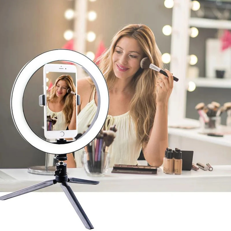 Dimmable26cm LED Ring Light Ki - Photography Darkroom avaliação e preço