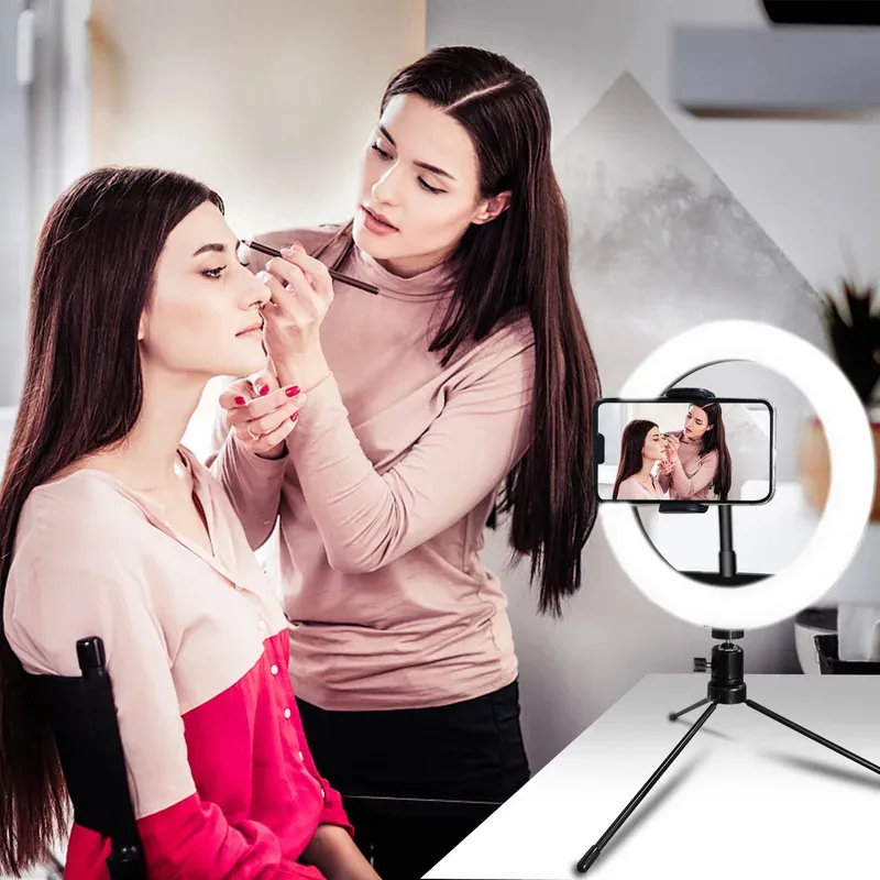 Dimmable26cm LED Ring Light Ki - Photography Darkroom avaliação e preço