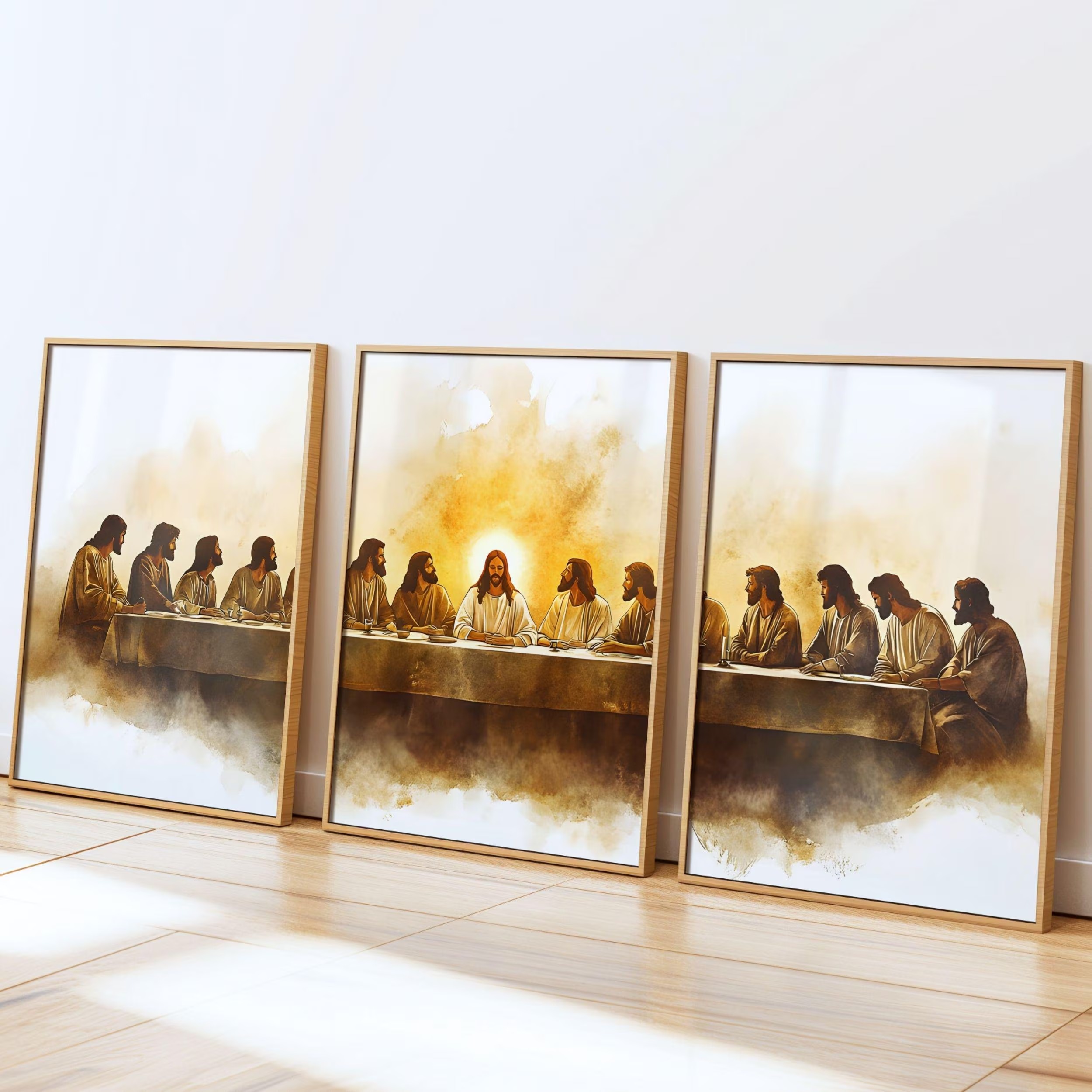 3pcs/set The Last Supper Wall  - Photography Course avaliação e preço