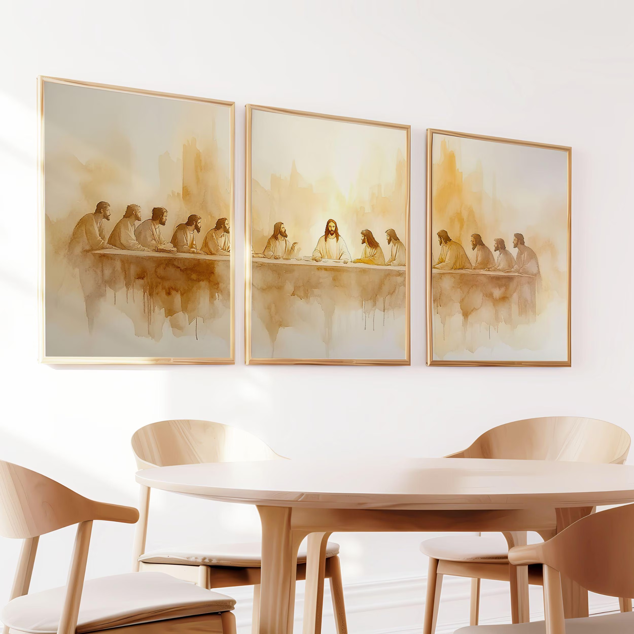 3pcs/set The Last Supper Wall  - Photography Course avaliação e preço