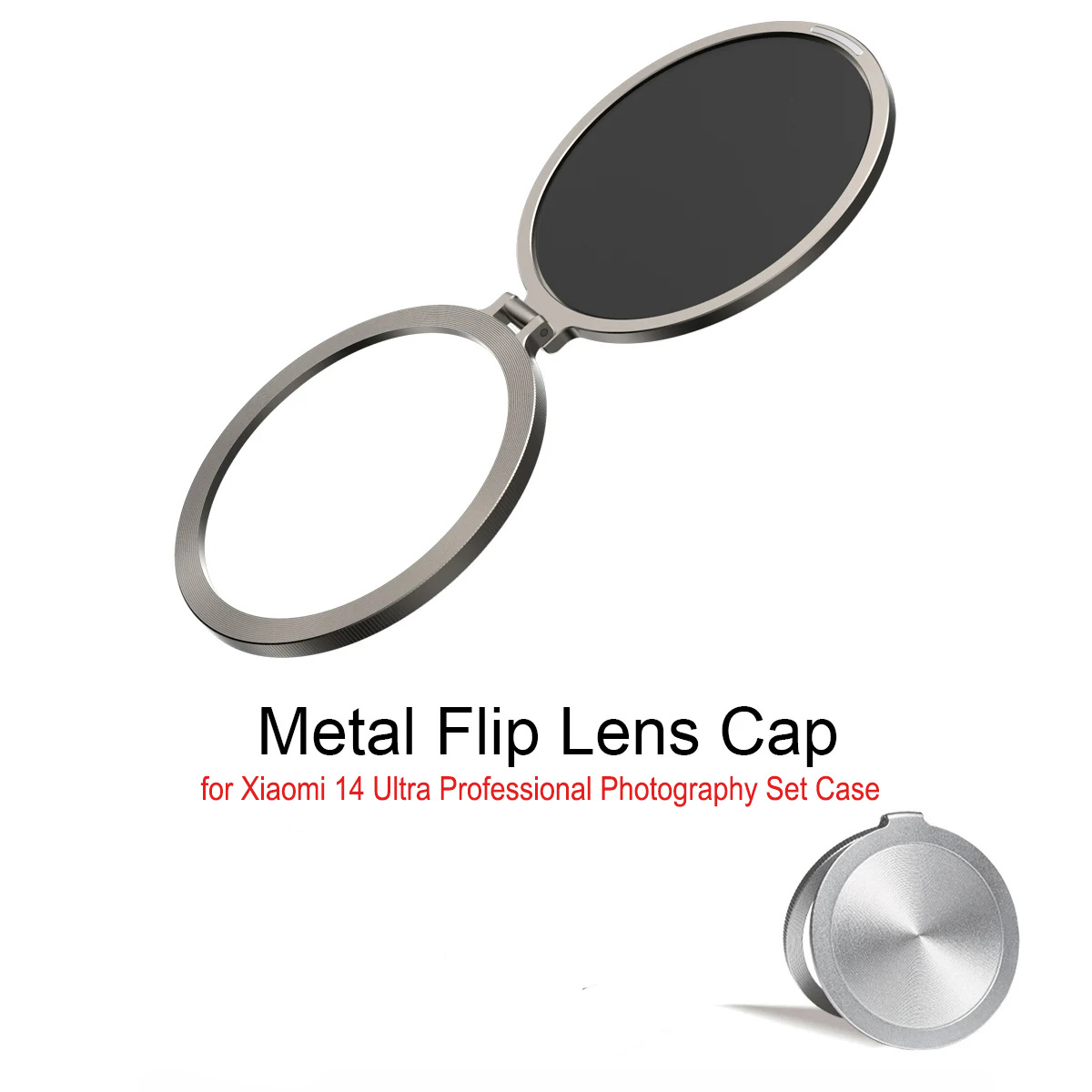 Metal Flip Lens Cap Lens Cover - Photography Xiaomi 14 Ultra avaliação e preço