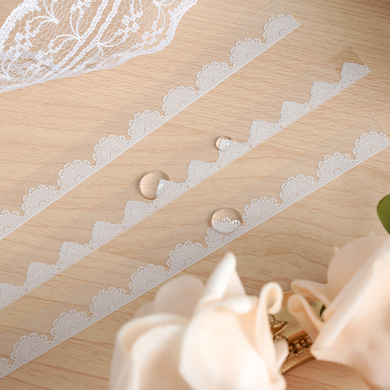30pcs Retro Floral White Lace  - Photography Journal avaliação e preço