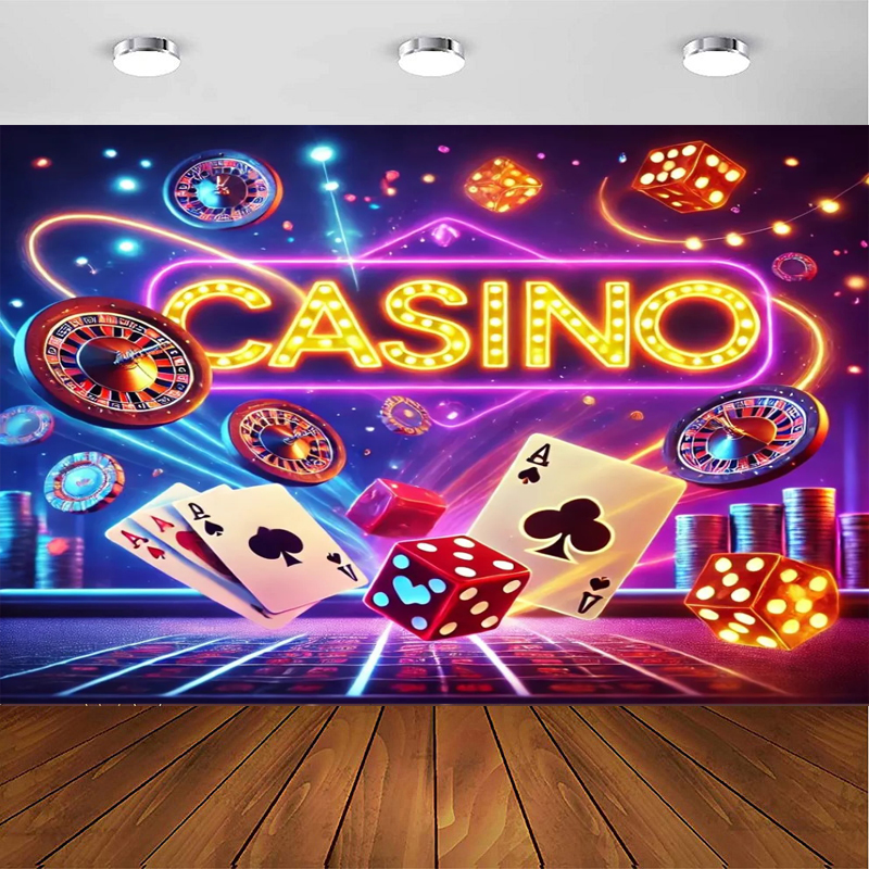 Casino Night Photography Backd - Photography Winner avaliação e preço