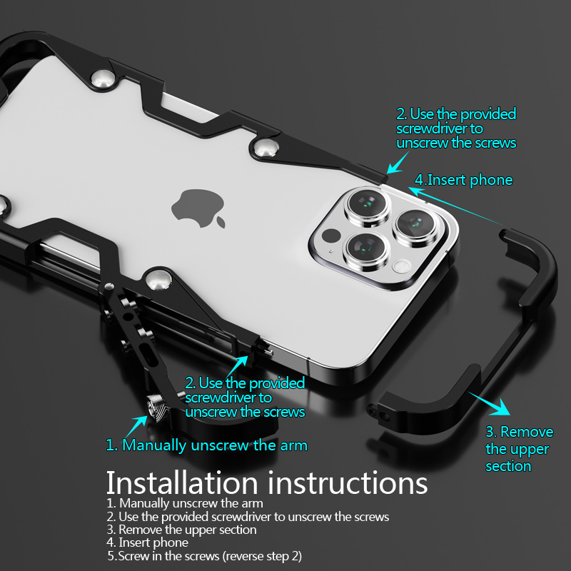 Armor Screw Metal Frame Shockp - Photography Kit Xiaomi 15T Pro avaliação e preço