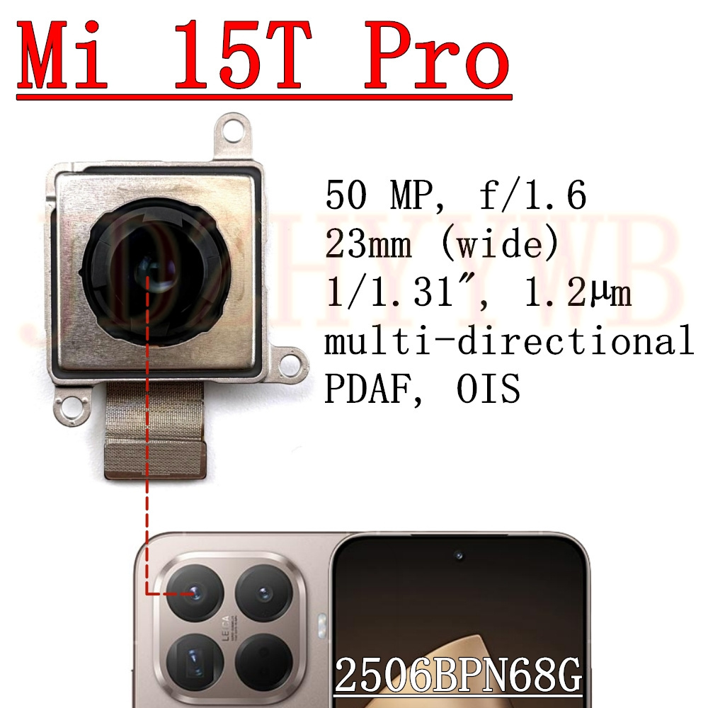 Backside Front Facing Rear Cam - Photography Kit Xiaomi 15T Pro avaliação e preço