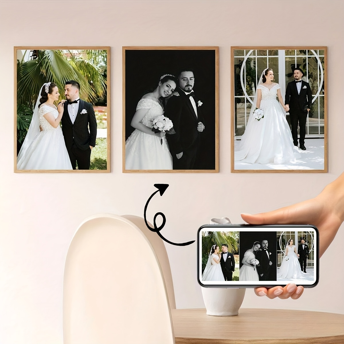 3pcs/set Custom Square Canvas  - Photography Course avaliação e preço