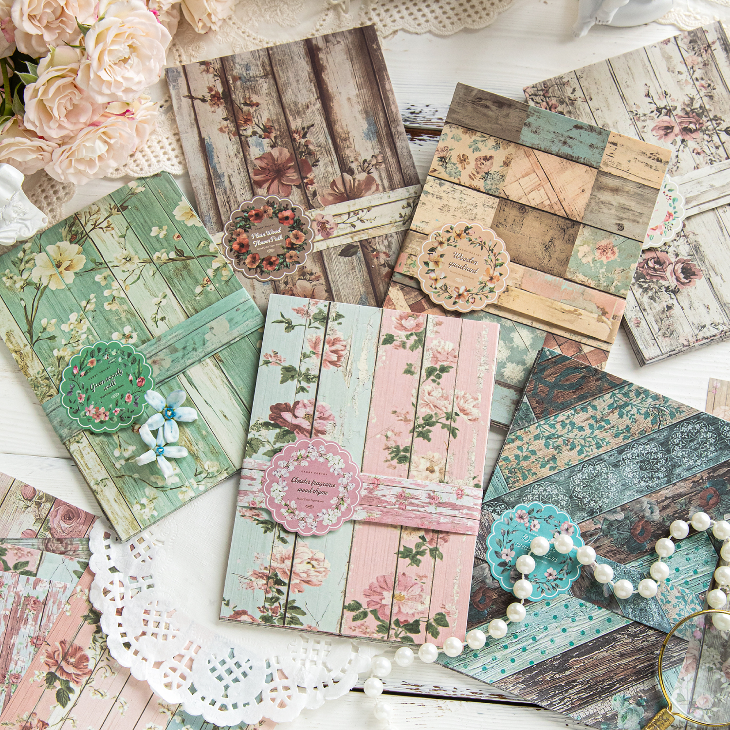 30 sheet Decor Scrapbook Vinta - Photography Journal avaliação e preço