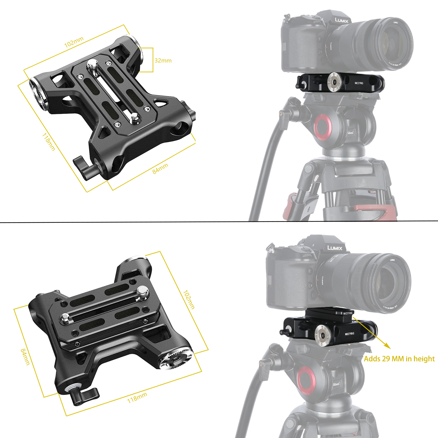 NICEYRIG Camera Baseplate with - Camera Cage Rig avaliação e preço