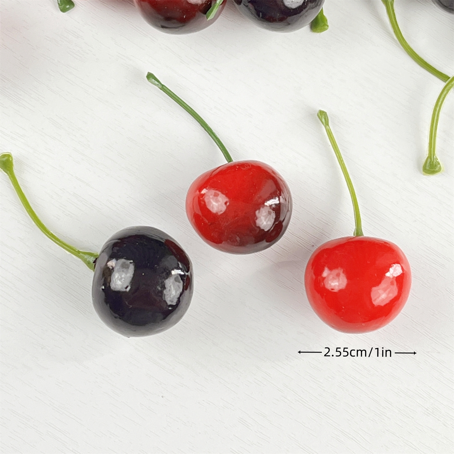 50PCS Artificial Cherry Fake F - Photography Food avaliação e preço