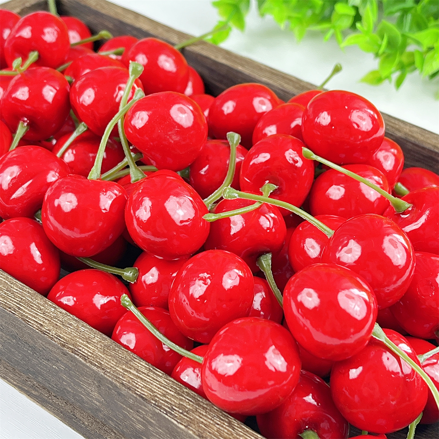 50PCS Artificial Cherry Fake F - Photography Food avaliação e preço