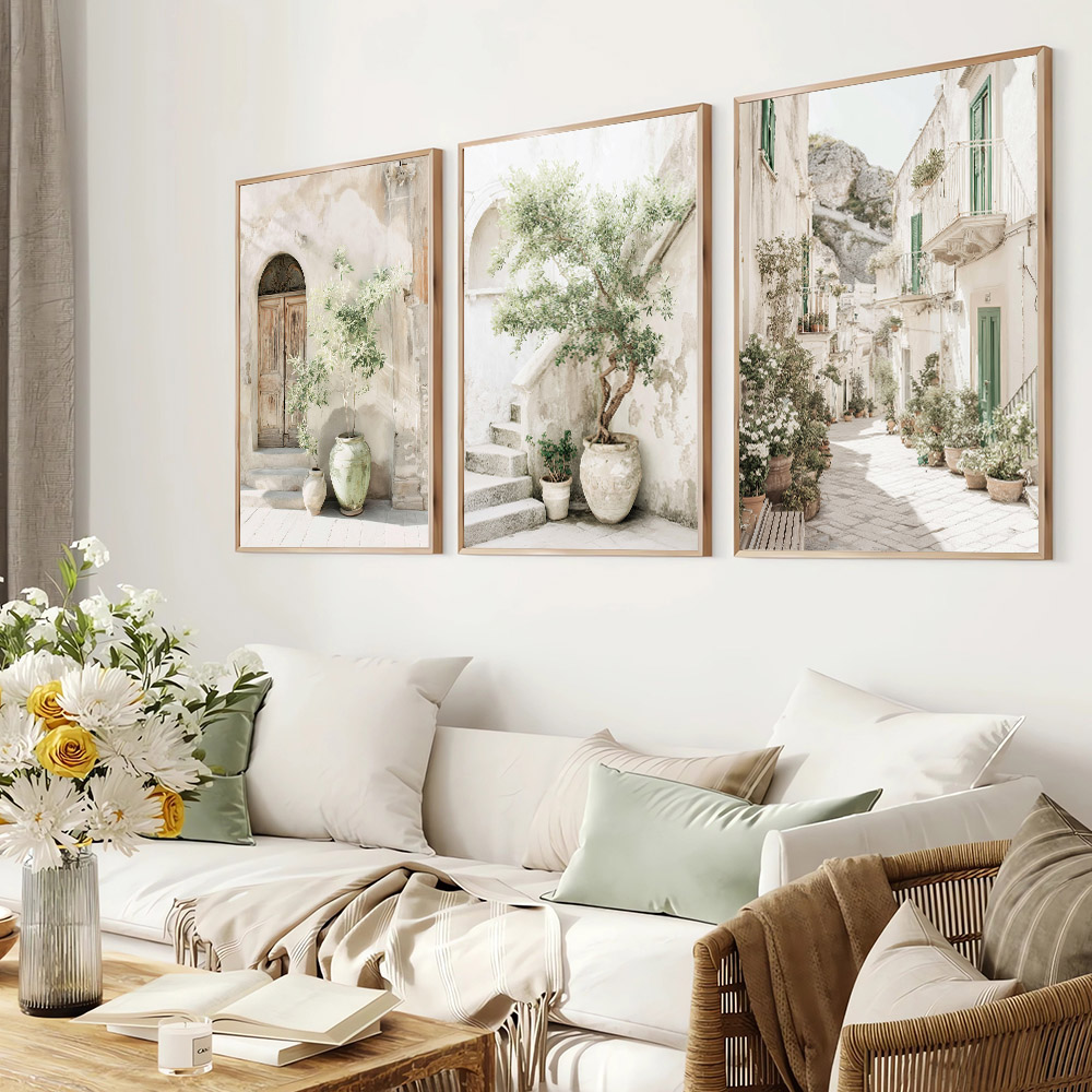 3pcs Set Unframed Italy Medite - Photography Course avaliação e preço