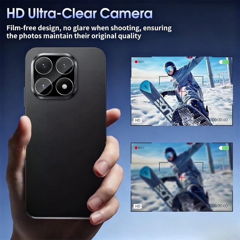 1/3Pcs Black 3D Tempered Glass - Photography Kit Xiaomi 15T Pro avaliação e preço