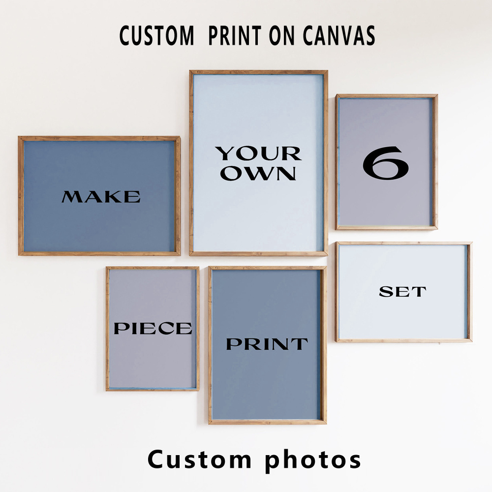 6pcs/set Custom Canvas Prints  - Photography Course avaliação e preço