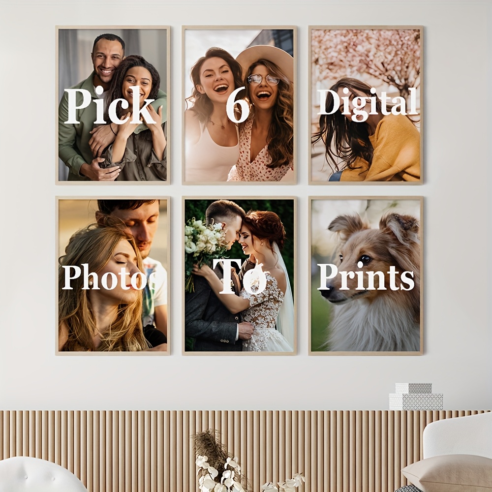 6pcs/set Custom Canvas Prints  - Photography Course avaliação e preço