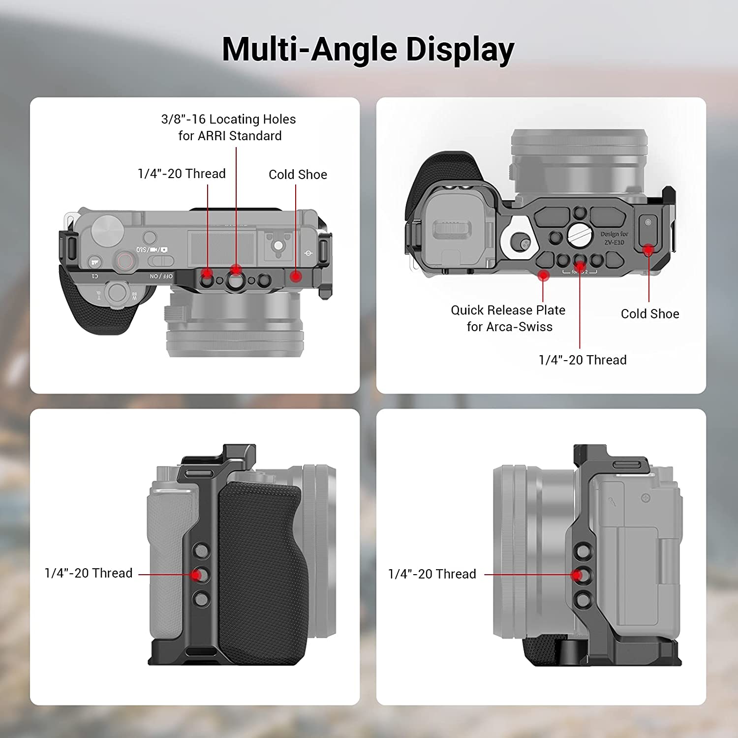 SmallRig for Sony ZVE10 Camera - Camera Cage Rig avaliação e preço