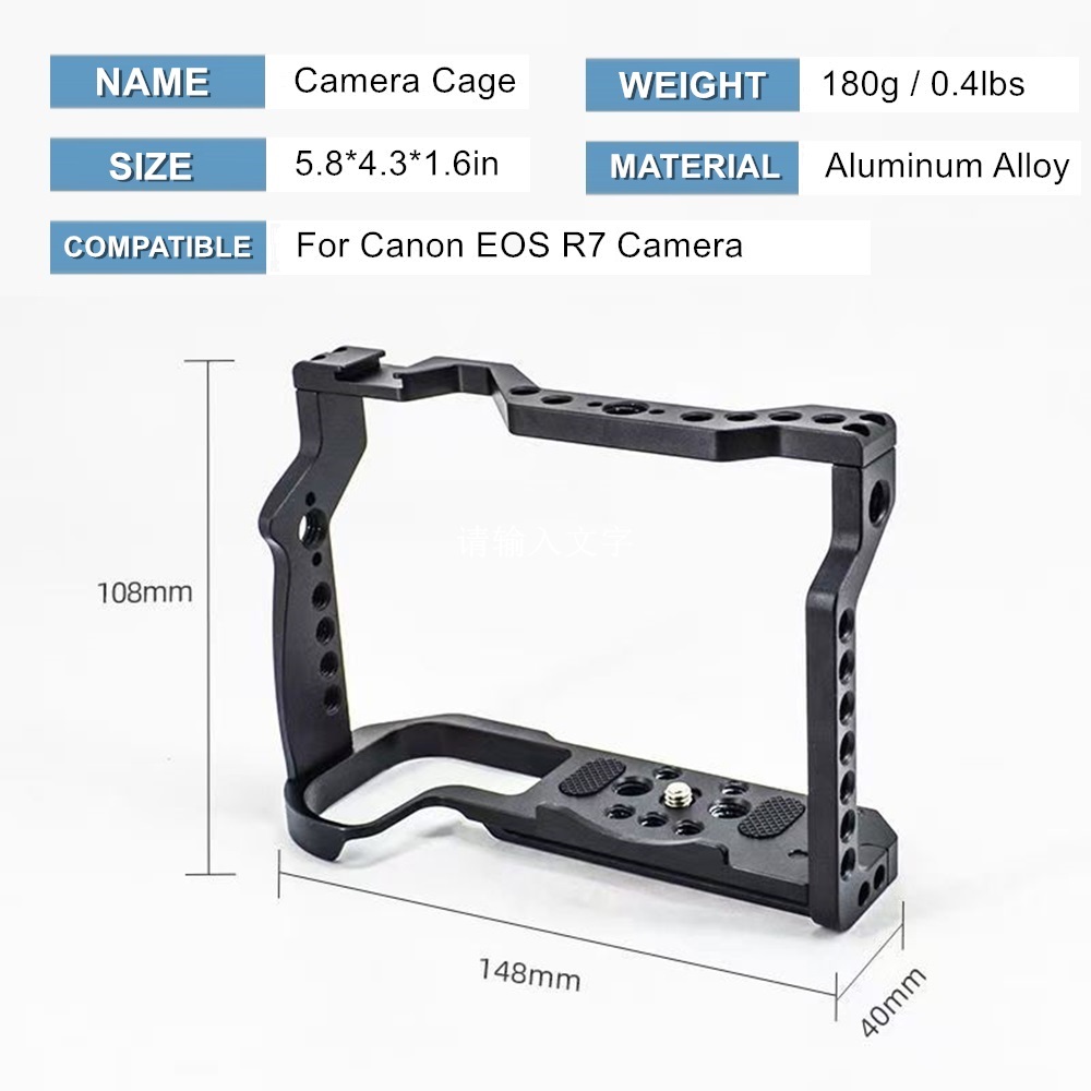 Compatible with Canon EOS R7 C - Camera Cage Rig avaliação e preço