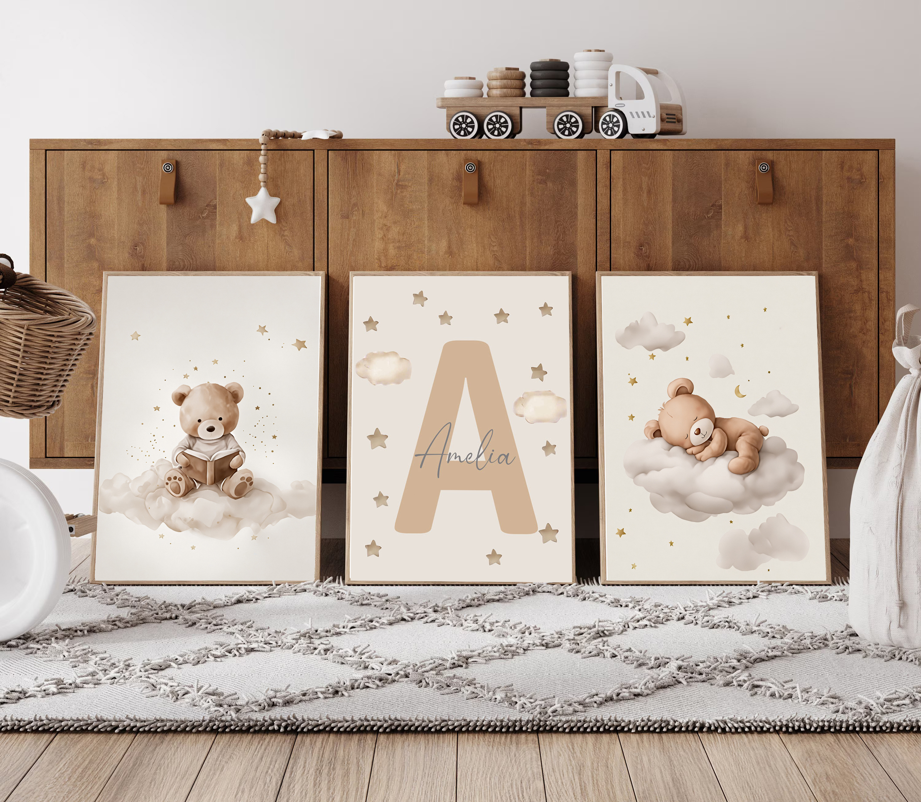 3pcs/set Bohemian Teddy Bear A - Photography Course avaliação e preço