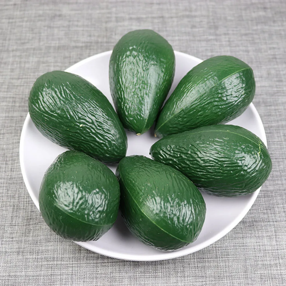 6pcs Artificial Avocado Model  - Photography Food avaliação e preço